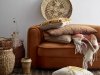 Bloomingville MALALA Sofa - Kanapa Tapicerowana / Brązowa